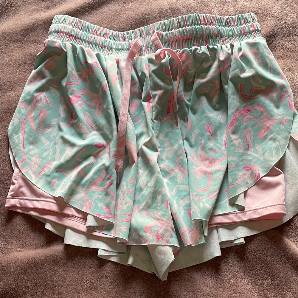 Joe Fresh Kids' Pink and Green Patterned Shorts